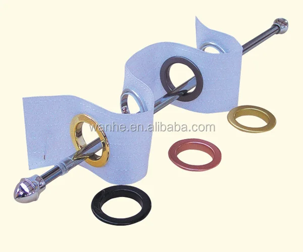2017 new design eyelets curtain tape with rings