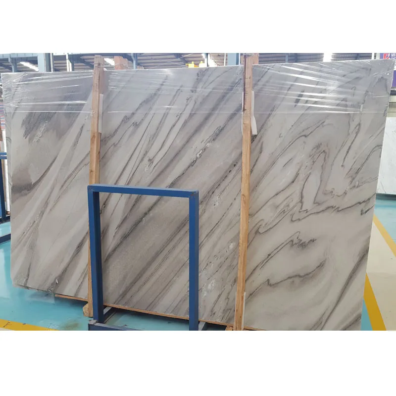 2018 Good Price Palissandro Blue Wood Vein Marble Floor Tile / Slab