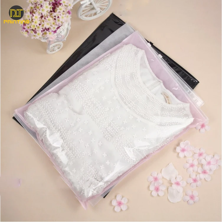 Transparent Zipper Underwear Non-woven Bag