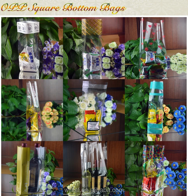 Индивидуальный размер, пищевой класс, самоклеящаяся, прозрачная, БОПП, целлофановая сумка