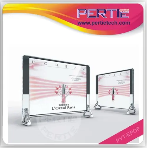 привело внутренняя реклама цифровая панель этикеточной бумаги полка с epaper Eink материала