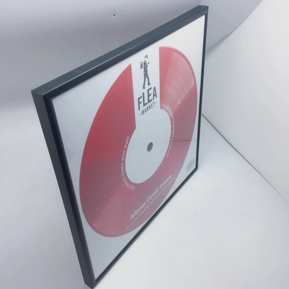 Souvenir Picture Photo Frame Hot Selling Cheap Creative Vinyl Record Funny Plastic Durable Painting Frame Rectangle Western