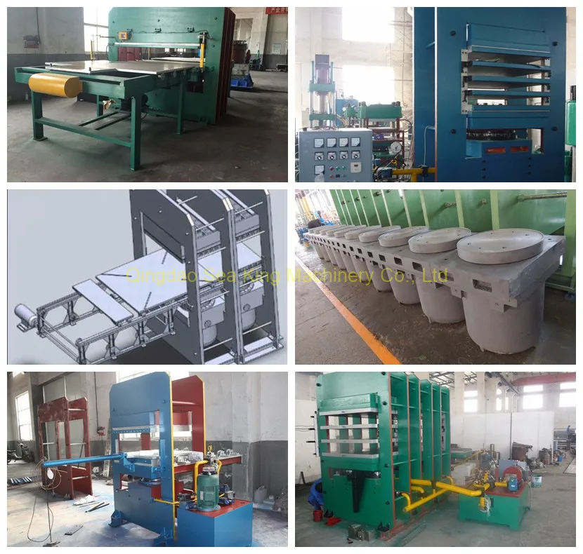High speed open/close molds rubber vulcanizing press
