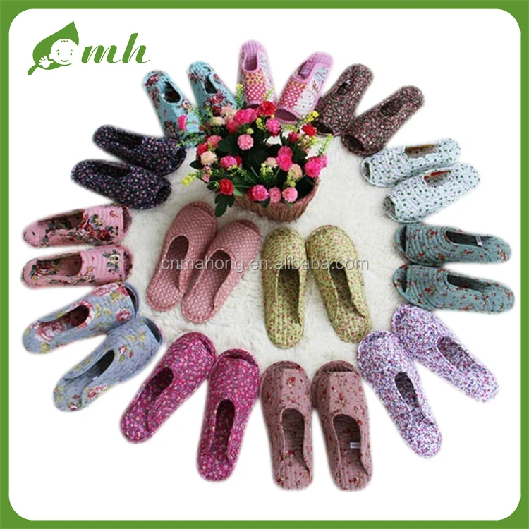 manufacturers mh wholesale 100%cotton Gym room breathe freely massage slipper