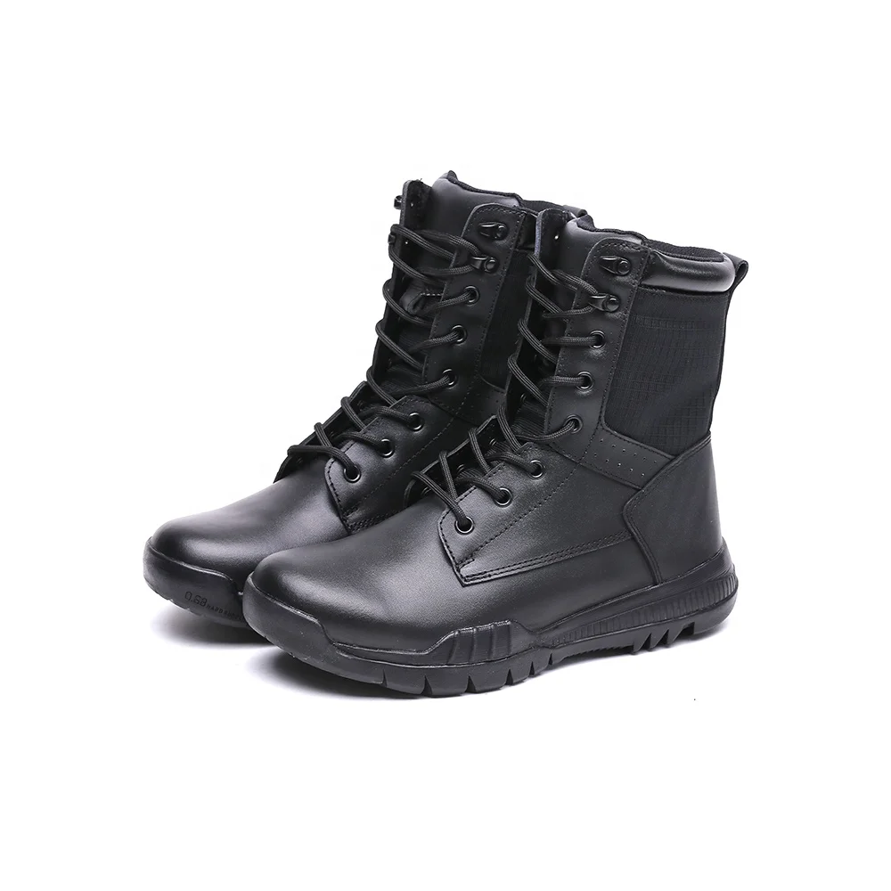 Lace Up Breathable Hunting Tear resistant Camping Footwear Anti Slip Tactical Boots