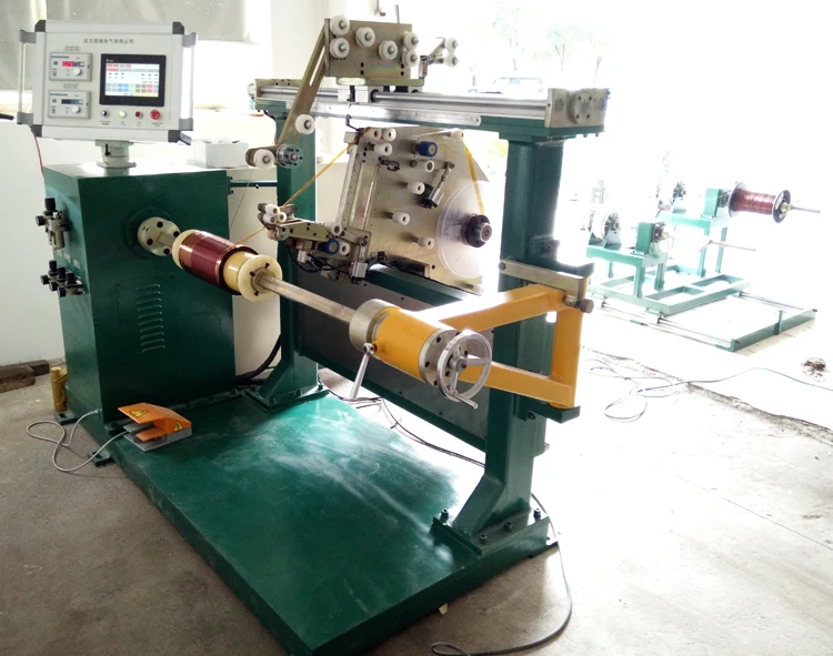 PLC control bobbin winding machine