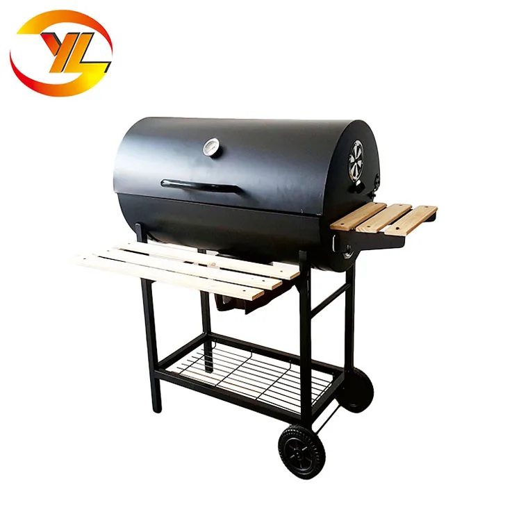 Factory manufacturer Large patio range cylinder barrel charcoal big BBQ grill