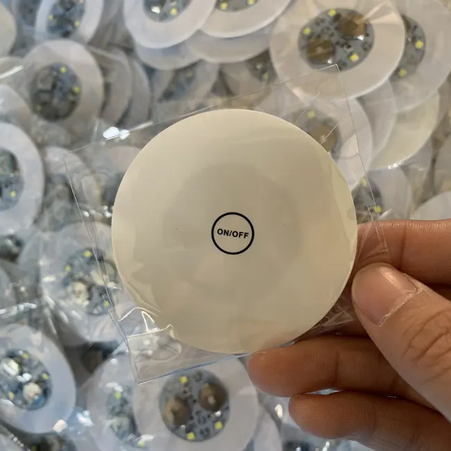 Stick Night Glow Led Bottle Light With Adhesive Sticker/Five colors led base glorifier