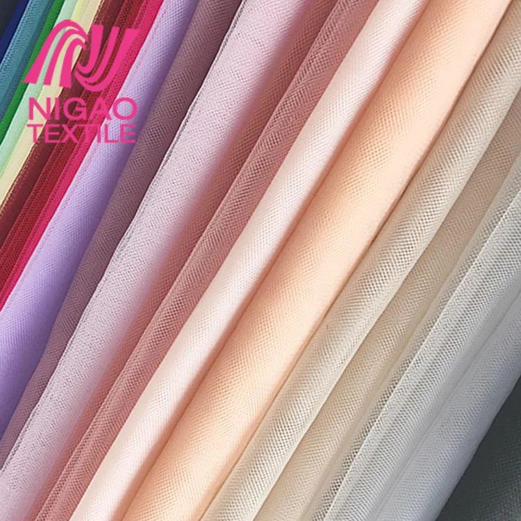 
Bulk price Nylon 100 yards mesh fabric tulle roll wholesale 