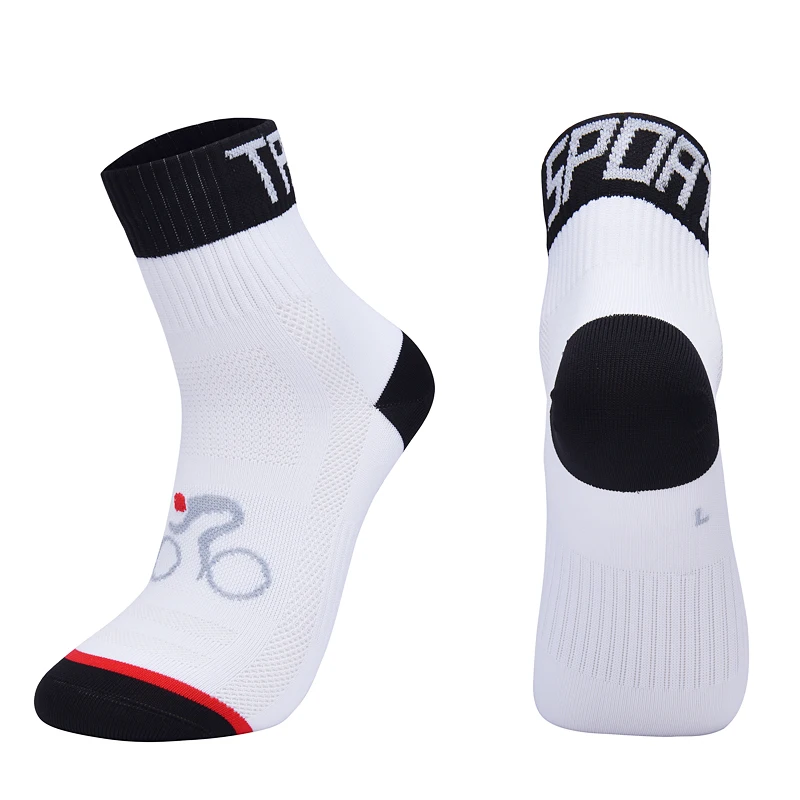 
2019 New Men Women Cycling Sock Breathable Outdoor Bicycle Socks Protect Feet Wicking Bike Socks for Racing Bicycle Accessories 