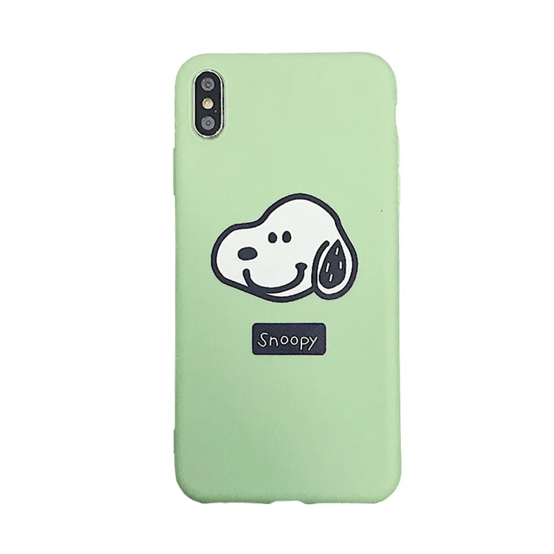 Cute Japan Cartoon Snoop Doraemon phone case For iPhone 14 13 12 Plus Xs Max Xr Soft back cover with Kitty Cat stand rope strap