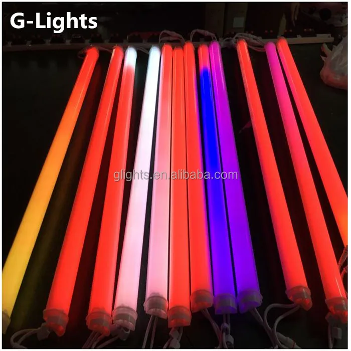 building decoration outdoor led neon tube RGB led digital tube light