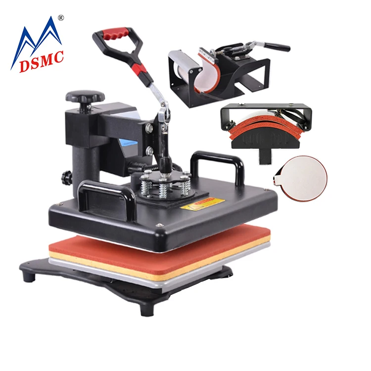 Hot 8 In 1 Heat Press Machine Mugs Hat T Shirts Printing Machine Sublimation