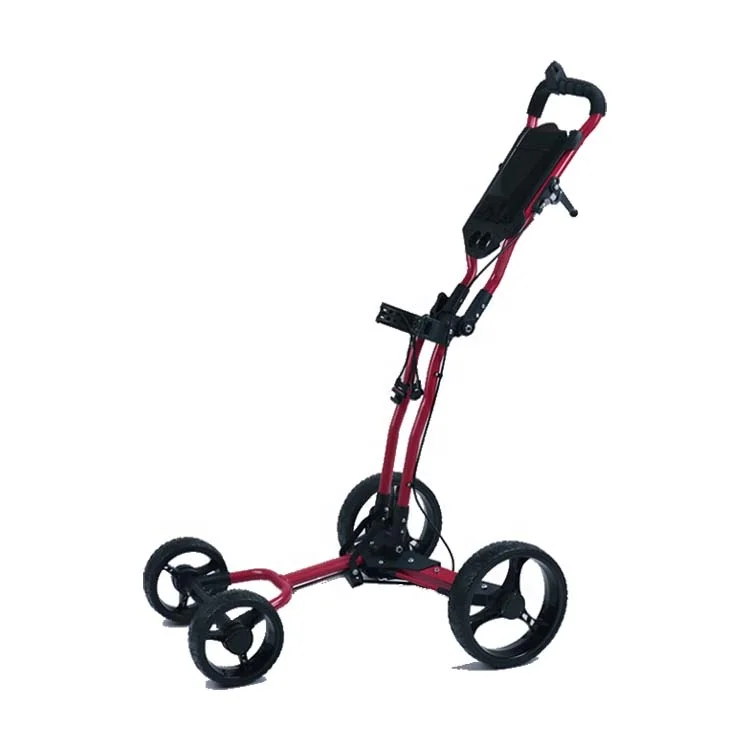 4 колеса складная тележка для гольфа