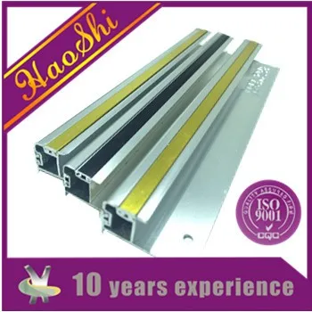 Bathroom design metal edging strips trim for step floor tiles in silver colour