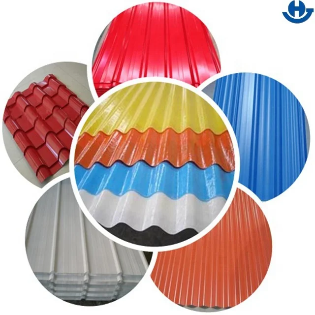 High Strength Zinc 275g/m2 Color Coated Aluzinc Steel Corrugated Iron Roofing Sheets And Prepainted Trapezoid Roofing Sheet