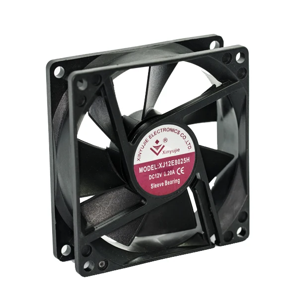 8025 IP67 зеленый огонь 2Pin Fg устойчивый 12 В 4pin 3 провода барбекю гриль DC охлаждающий вытяжной вентилятор