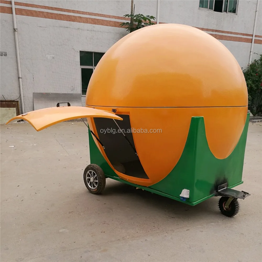 Outdoor Mobile Food Kiosk Design/Cart/Trailer Fast Food Cart Design Ice-cream Cart Mall Food Kiosk
