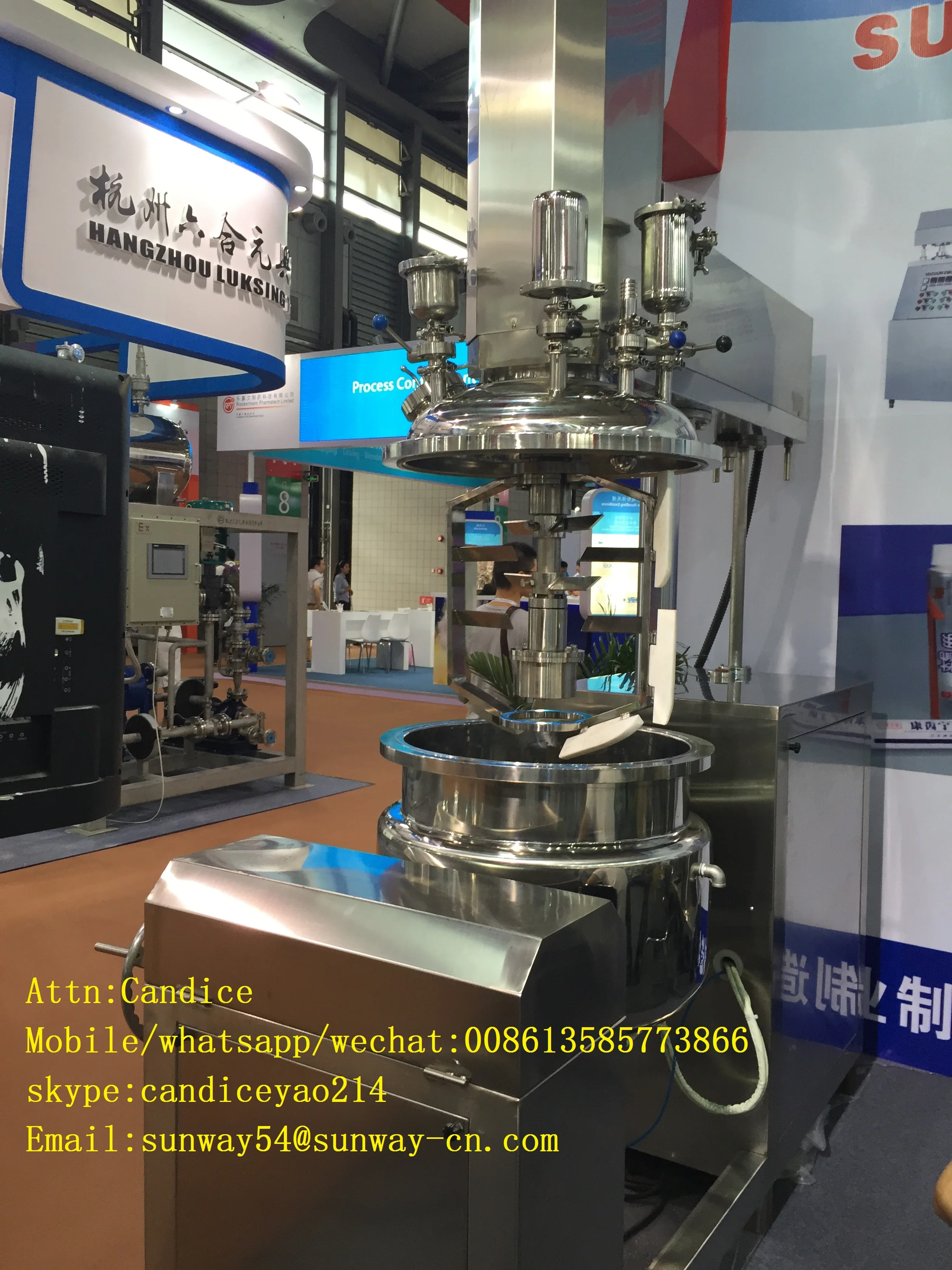 
ZJR -200 VACUUM HOMOGENIZING MACHINE 