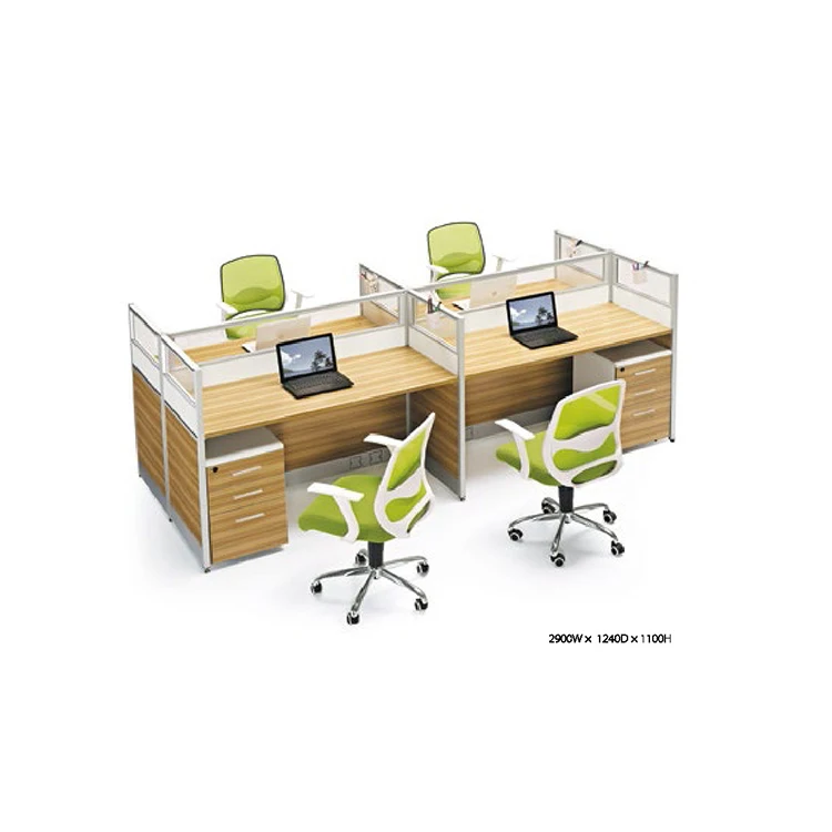 4 Person Workstation Office Furniture Workstation Modern Office Table Photos