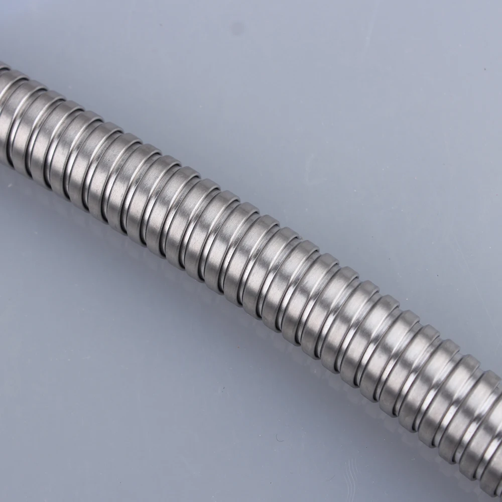 TB-0708 Tengbo ss304 double lock spiral metal short shower tube hose