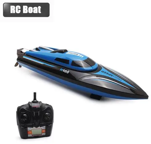 2.4G High Speed RC Remote Control Boat 4 CH Racing Speed Boat With LCD Display Toy Ship