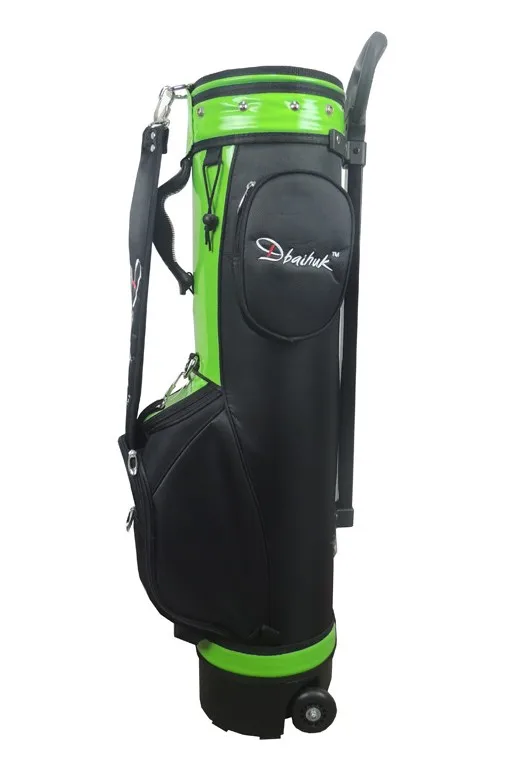 Нейлоновая сумка для гольфа с колесами и сумкой для гольфа с колесами