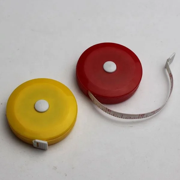 Promotional Round Shaped Keychain Custom Measuring Tape