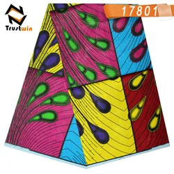 Hotsale big flower print ankara fabric African wax prints fabric