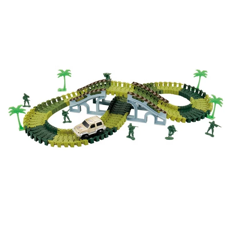 Wonderful 96 Track DIY Plastic Construction Jiada Slot Car Battery Thomas Train Toys Toy Train For Kids