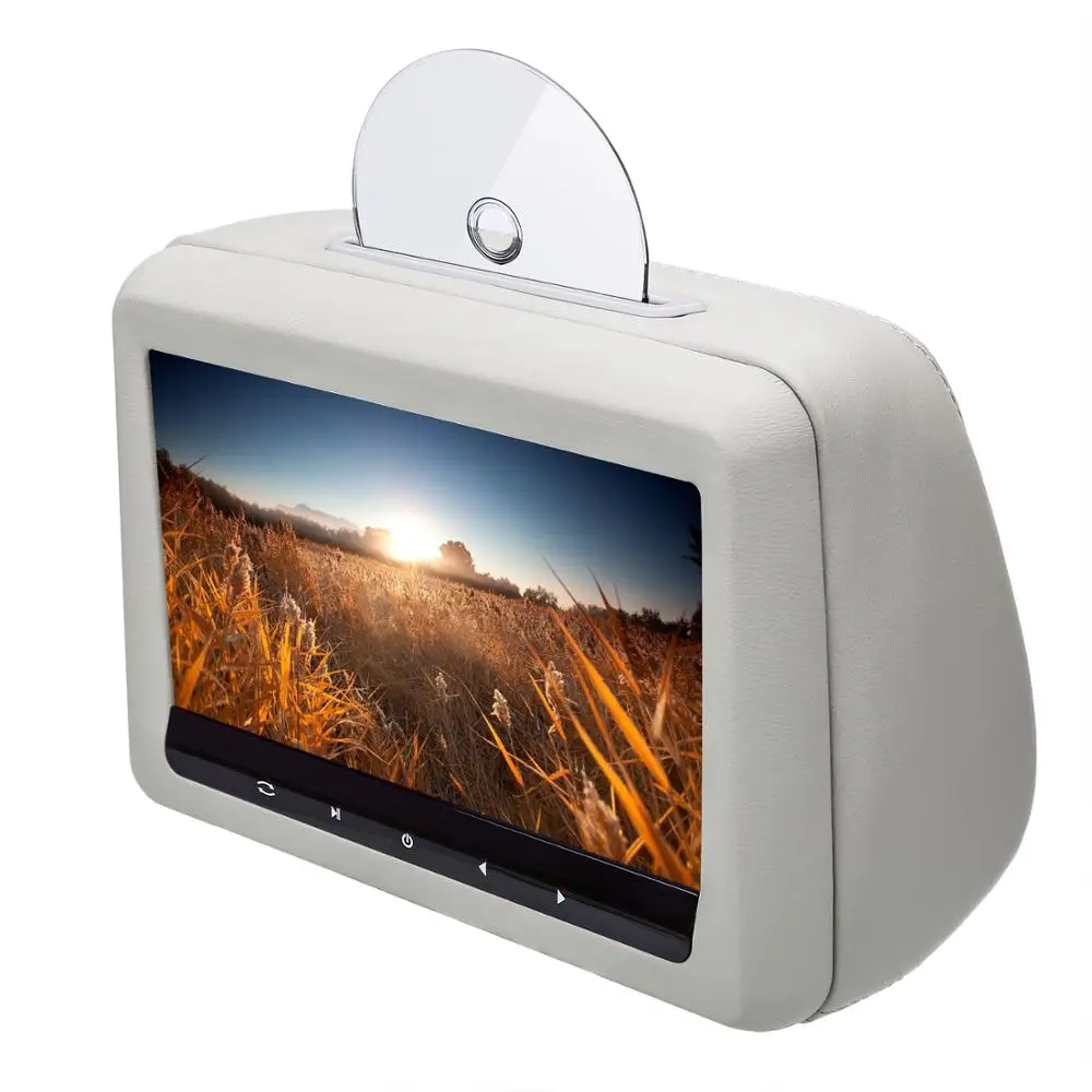 Headrest dvd monitor 10.1 inch with 1080P USB SD MP5 FM IR transmitter