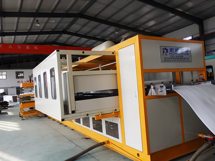 HONGRUN disposable ps foam food container machine polystyrene foam lunch box making machine