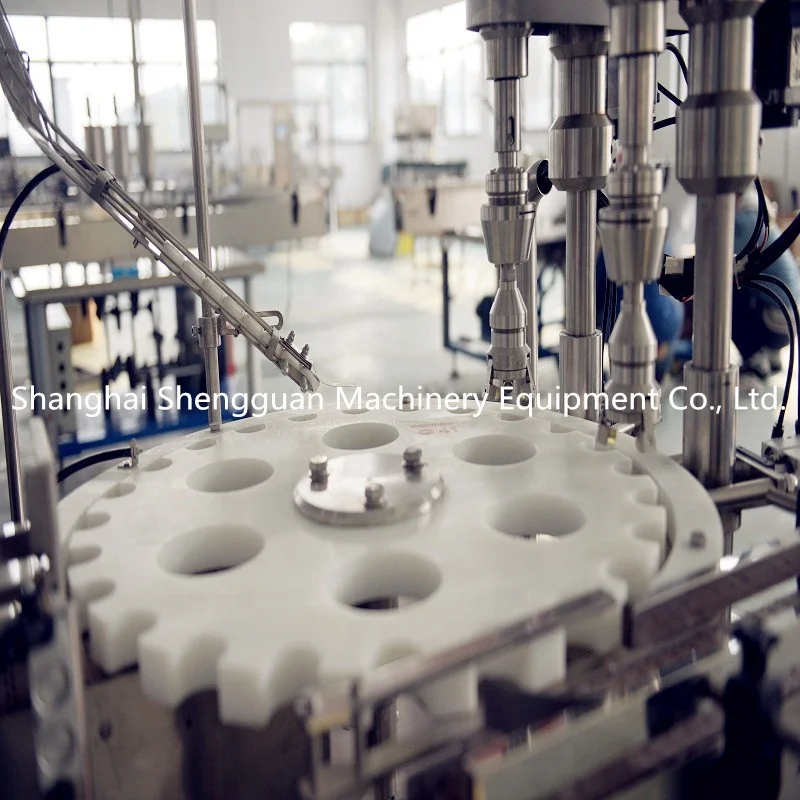 
aluminum cans Automatic filling sealing machine aerosol bottle liquid filling capping machine 