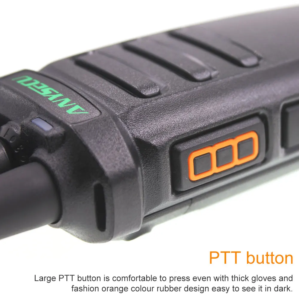 Anysecu AC-215R 7W Radio active view screen Walkie Talkie 400-480MHz Group call Ham Radio hidden screen UHF Transceiver