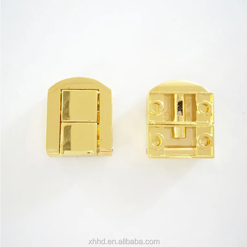 High Quality Factory Sell Shiny Surface Zinc Alloy Lock For Wooden Box Lock Equipped With Screw