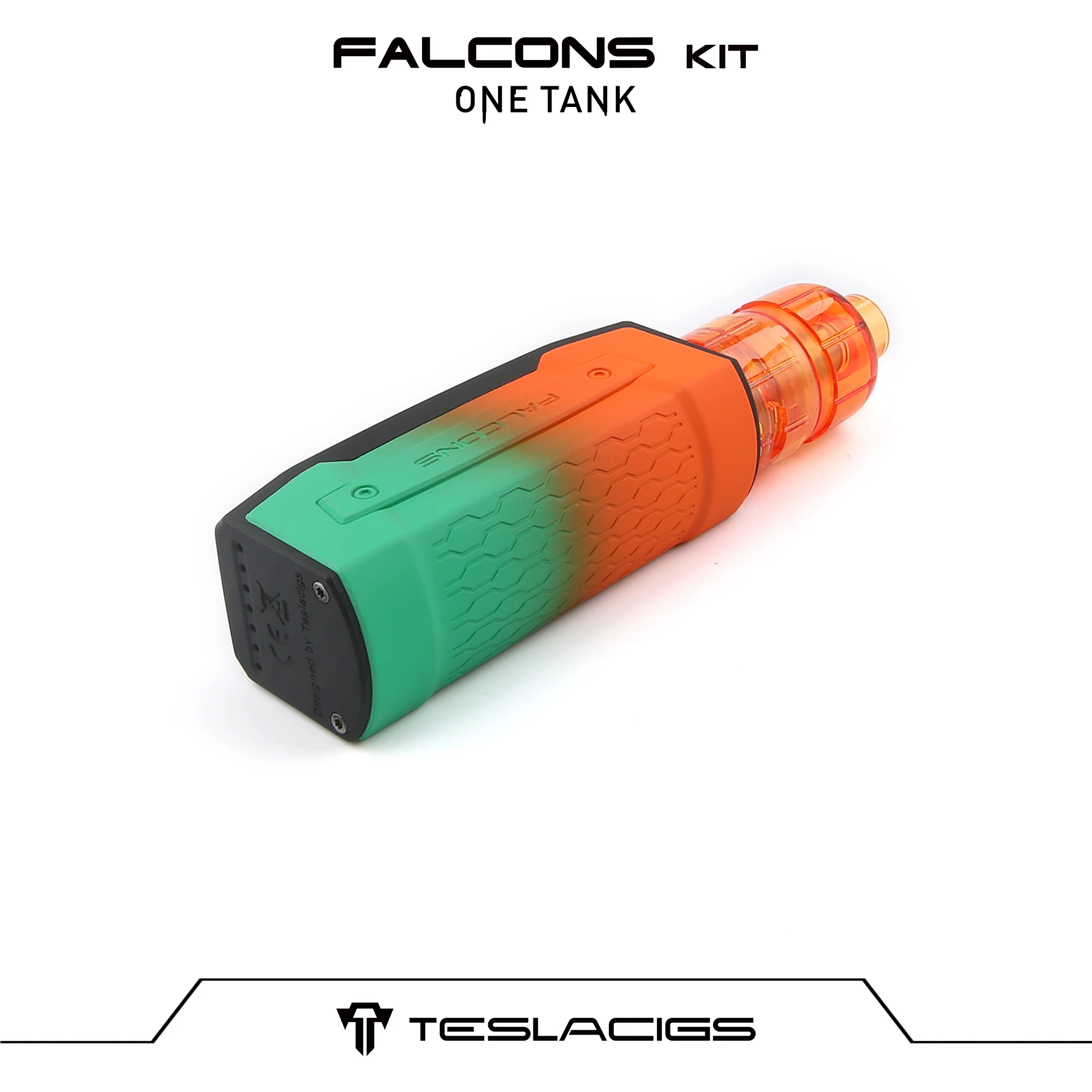 Food Grade Level Material Built-in 2000mAh Teslacigs Falcons ONE Tank New Vape Mod