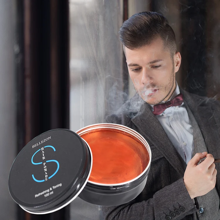 
Private Label Strong Hold And Long Lasting Natural Men Hair Pomade 