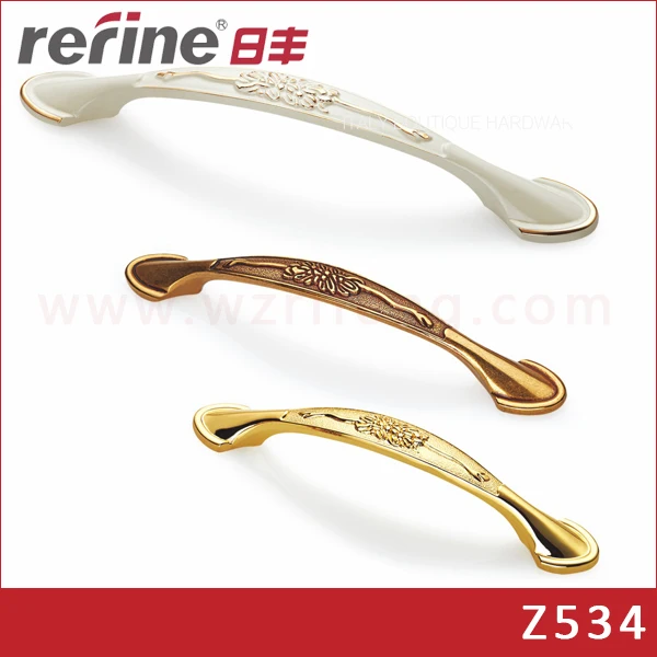 Ручки для дверей выдвижных ящиков в стиле ретро, украшенные цветами