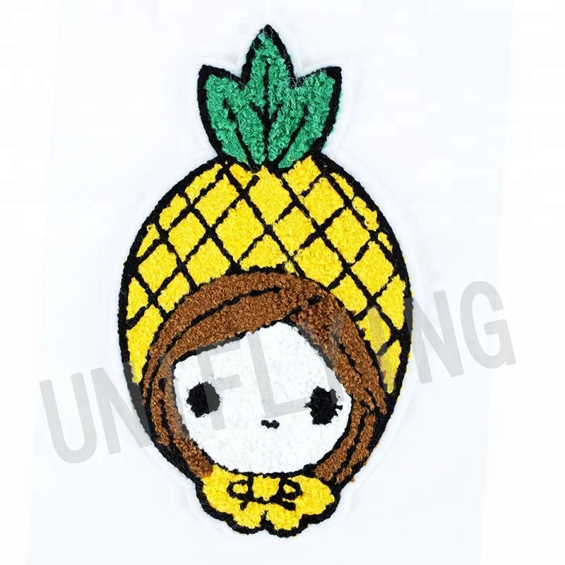 Hot Sell Cute Decorative Bear Chenille Patches for Kids Clothing