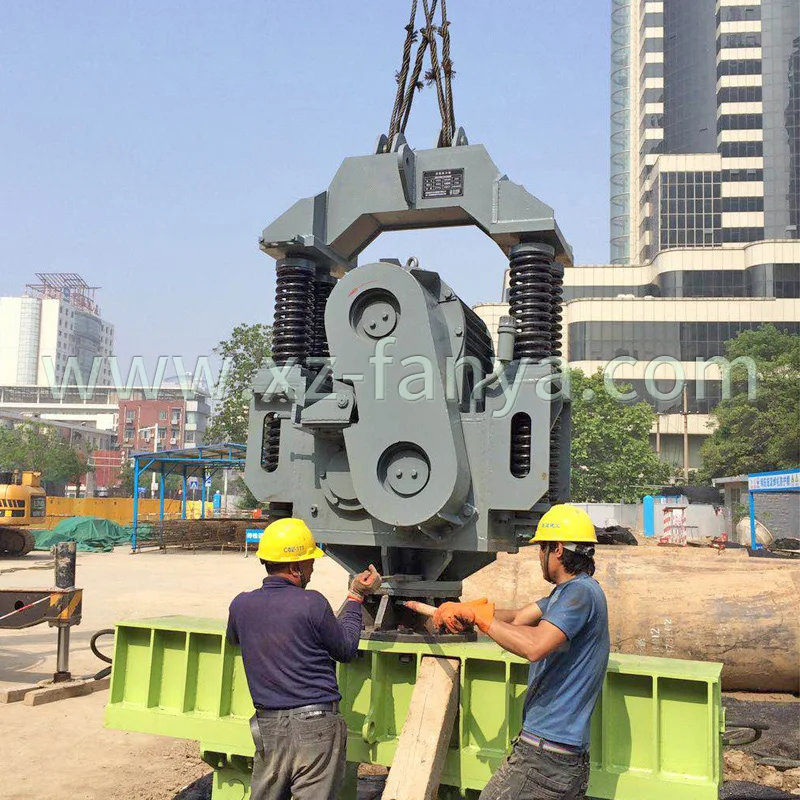 small vibratory pile hammers, 60kw electric vibro hammer