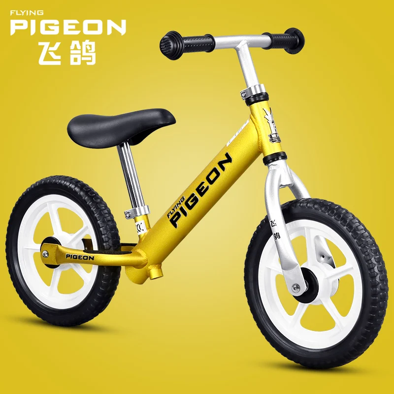 Новый летающий голубь AL-1201 12 дюймов первый велосипед из алюминиевого сплава для детей ходунки Нет Педали баланс велосипед детский велосипед баланса
