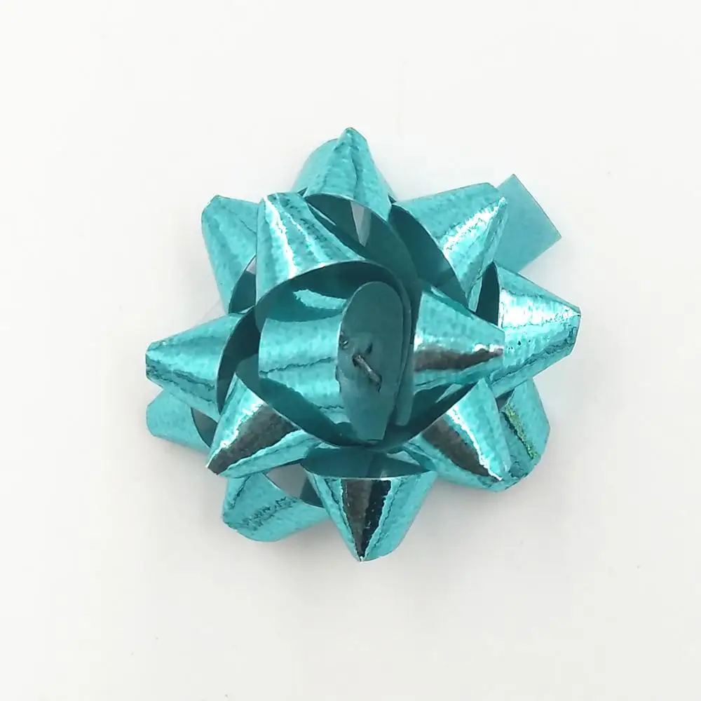 
12pk Peel N Stick 4cm Mini Star Bows for Gift Wrap 