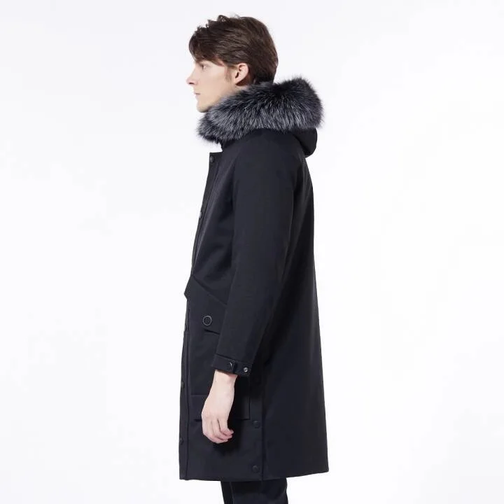 2022 New design winter men padded bubble coats hooded goose down puffer parka jackets