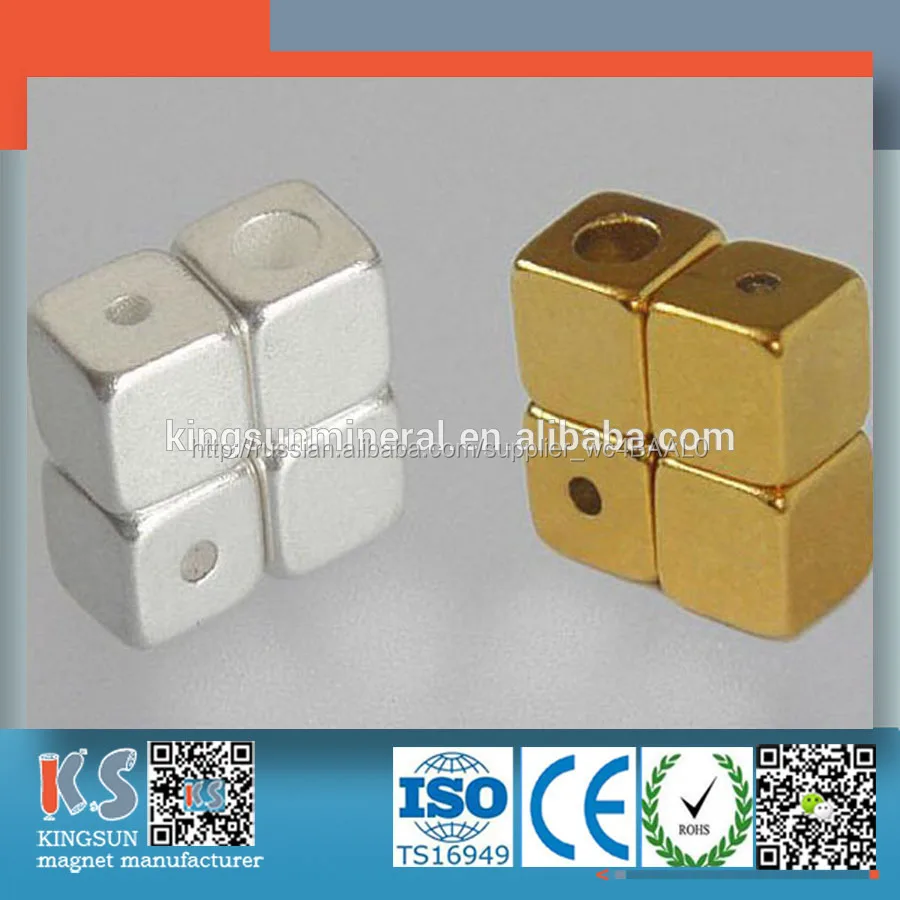 N48 куб/блок неодимовым магнитом