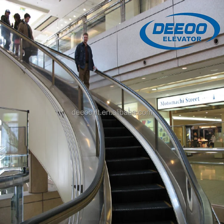 
high quality indoor handrail escalator for shopping mall 