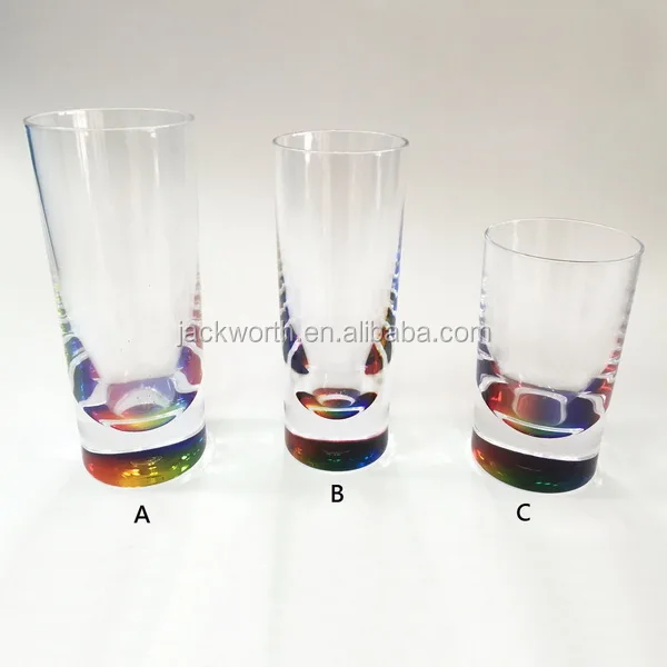 Acrylic Bubble Bottom Pitcher Set