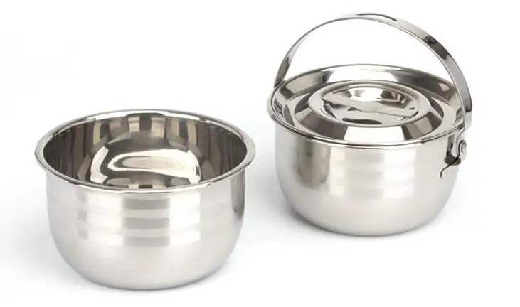 High quality stockpot with lid and handle cookware set stainless steel stock pot cooking pot