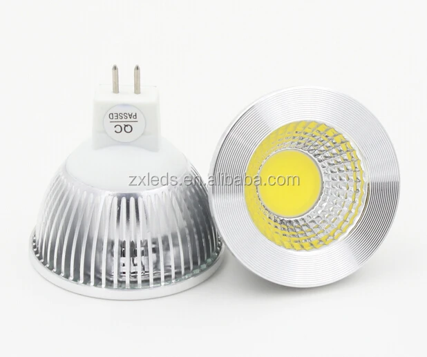 high lumen gu5.3 gu10 12v 3w 5w 6w 7w  12v mr16 cob led spotlight