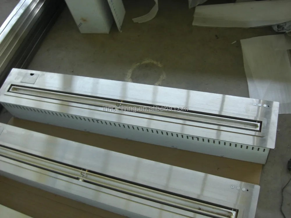 Inno-living 36 inch tv stand bio ethanol smart furniture in wall fireplace