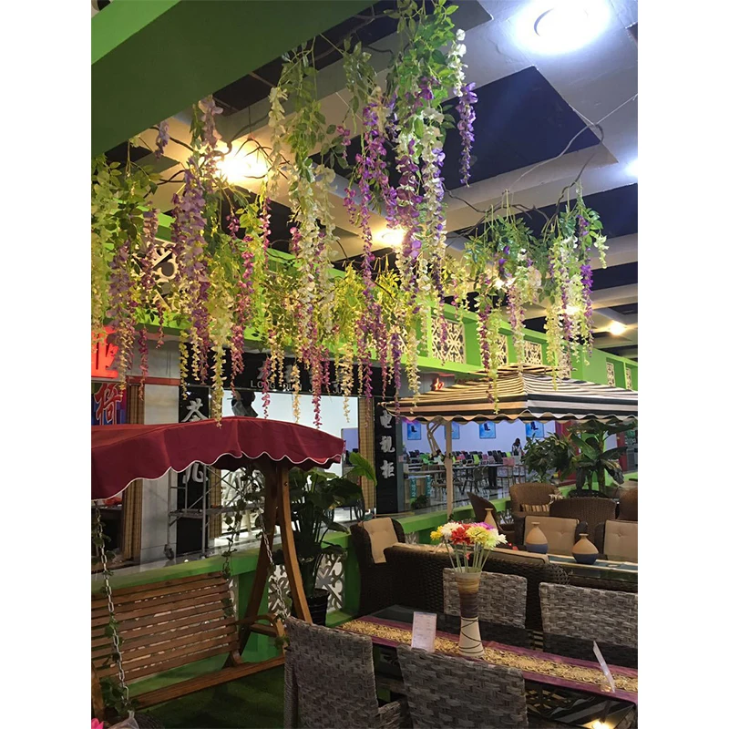 
China suppliers wisteria flower plant for roof decoration 